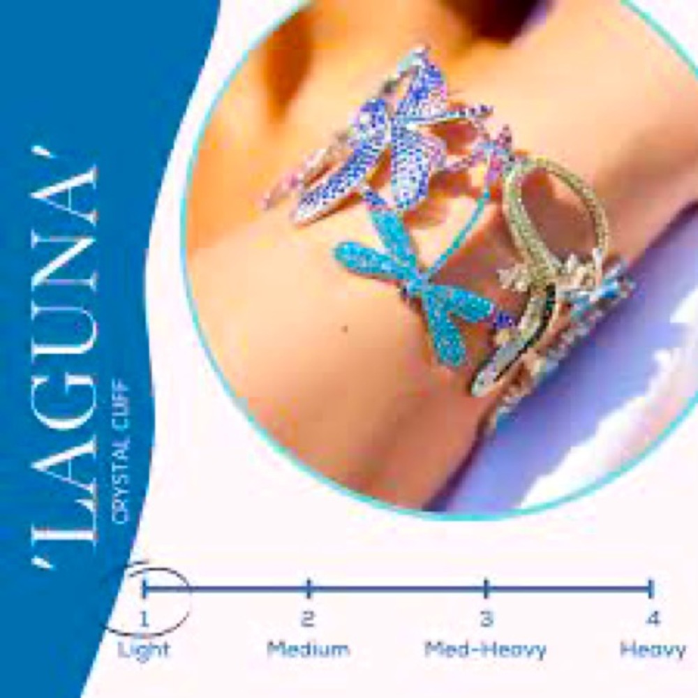 Sassy Jones Laguna Crystal Cuff - NWOT